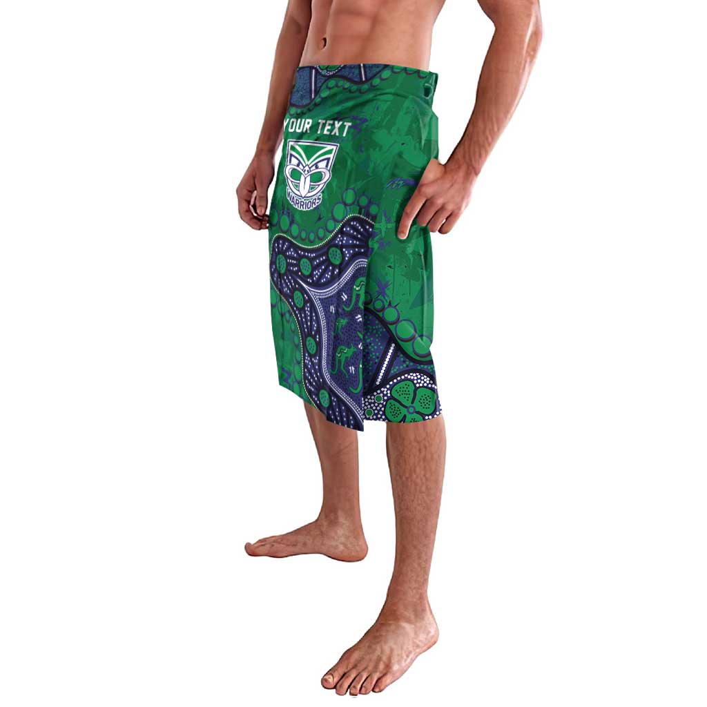 Personalized Newcastle Knights Lavalava Aboriginal Pattern with Graffiti Style Design
