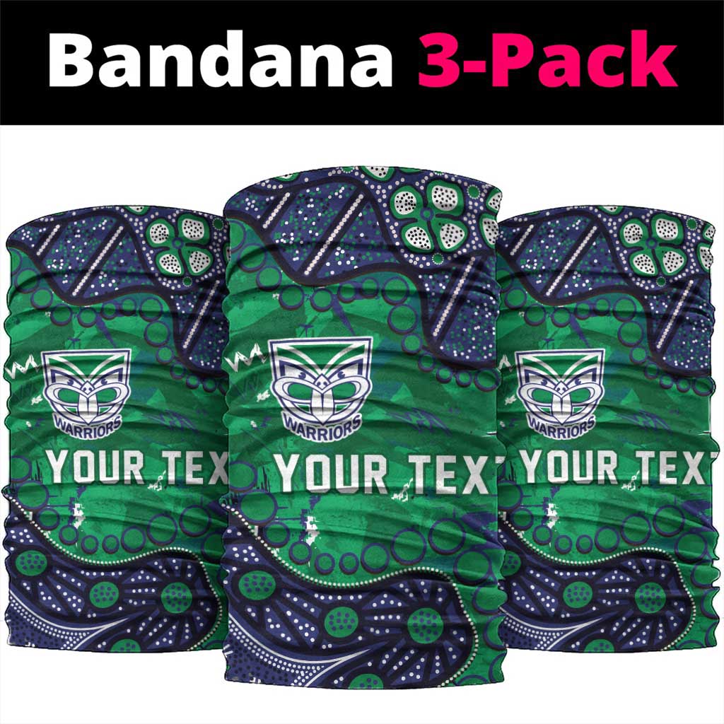 Personalized Newcastle Knights Neck Gaiter Aboriginal Pattern with Graffiti Style Design