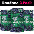 Personalized Newcastle Knights Neck Gaiter Aboriginal Pattern with Graffiti Style Design