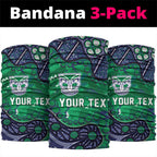 Personalized Newcastle Knights Neck Gaiter Aboriginal Pattern with Graffiti Style Design