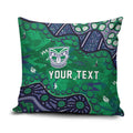 Personalized Newcastle Knights Pillow Cover Aboriginal Pattern with Graffiti Style Design