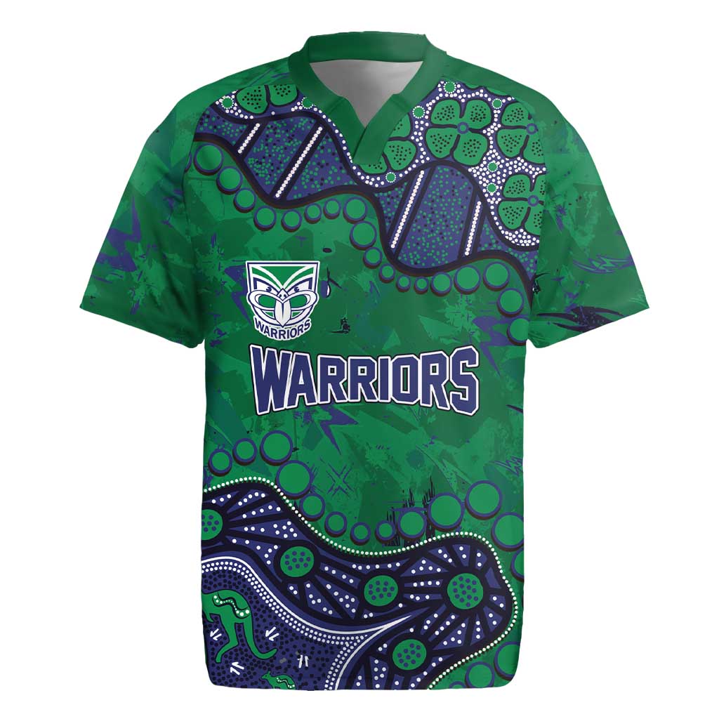 Personalized Newcastle Knights Rugby Jersey Aboriginal Pattern with Graffiti Style Design