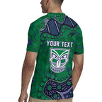Personalized Newcastle Knights Rugby Jersey Aboriginal Pattern with Graffiti Style Design