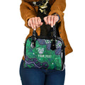 Personalized Newcastle Knights Shoulder Handbag Aboriginal Pattern with Graffiti Style Design