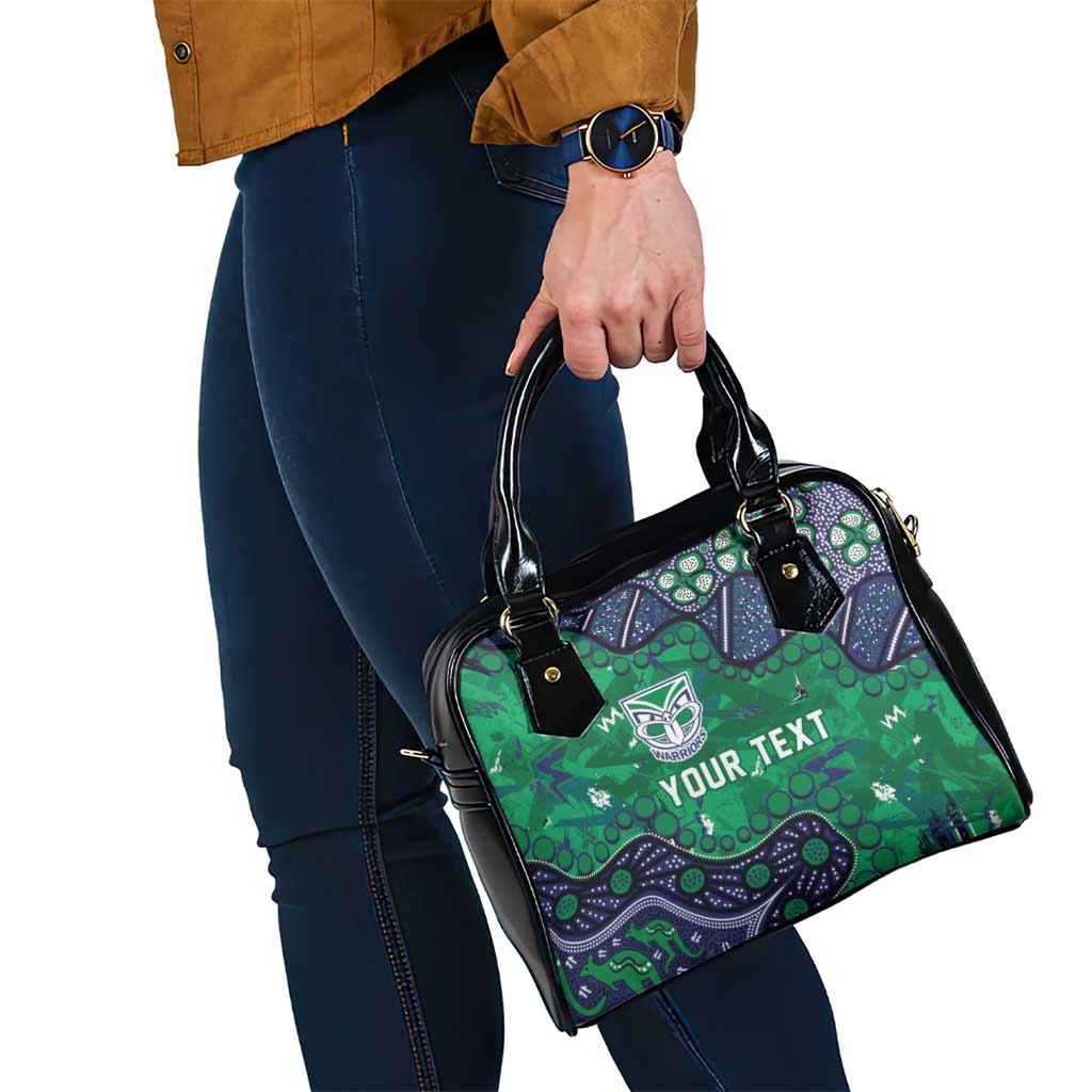 Personalized Newcastle Knights Shoulder Handbag Aboriginal Pattern with Graffiti Style Design