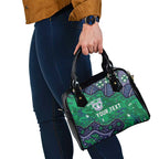 Personalized Newcastle Knights Shoulder Handbag Aboriginal Pattern with Graffiti Style Design