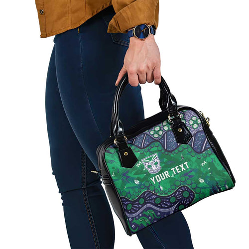 Personalized Newcastle Knights Shoulder Handbag Aboriginal Pattern with Graffiti Style Design