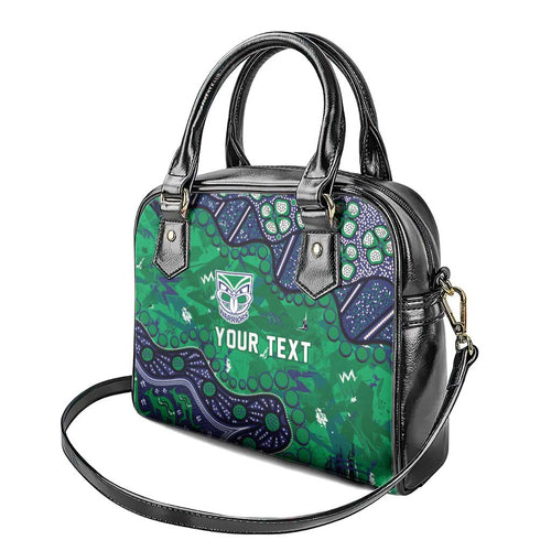 Personalized Newcastle Knights Shoulder Handbag Aboriginal Pattern with Graffiti Style Design