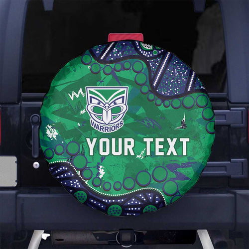 Personalized Newcastle Knights Spare Tire Cover Aboriginal Pattern with Graffiti Style Design