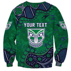 Personalized Newcastle Knights Sweatshirt Aboriginal Pattern with Graffiti Style Design