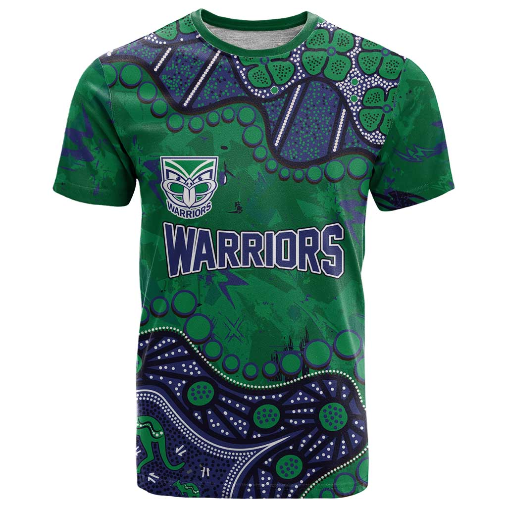 Personalized Newcastle Knights T Shirt Aboriginal Pattern with Graffiti Style Design