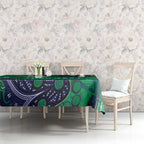 Personalized Newcastle Knights Tablecloth Aboriginal Pattern with Graffiti Style Design