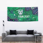 Personalized Newcastle Knights Tapestry Aboriginal Pattern with Graffiti Style Design