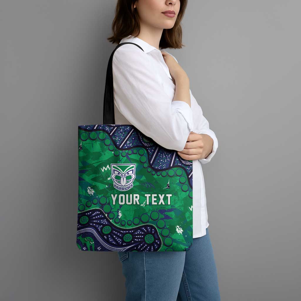 Personalized Newcastle Knights Tote Bag Aboriginal Pattern with Graffiti Style Design