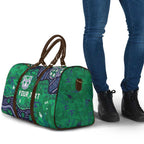 Personalized Newcastle Knights Travel Bag Aboriginal Pattern with Graffiti Style Design