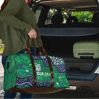Personalized Newcastle Knights Travel Bag Aboriginal Pattern with Graffiti Style Design