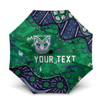 Personalized Newcastle Knights Umbrella Aboriginal Pattern with Graffiti Style Design