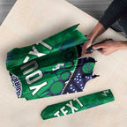 Personalized Newcastle Knights Umbrella Aboriginal Pattern with Graffiti Style Design