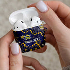 Personalized North Queensland Cowboys AirPods Case Aboriginal Pattern with Graffiti Style Design