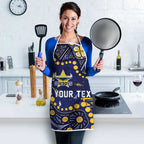 Personalized North Queensland Cowboys Apron Aboriginal Pattern with Graffiti Style Design