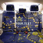 Personalized North Queensland Cowboys Back Car Seat Cover Aboriginal Pattern with Graffiti Style Design