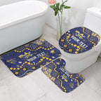Personalized North Queensland Cowboys Bathroom Set Aboriginal Pattern with Graffiti Style Design