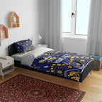 Personalized North Queensland Cowboys Bedding Set Aboriginal Pattern with Graffiti Style Design