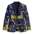 Personalized North Queensland Cowboys Blazer Aboriginal Pattern with Graffiti Style Design