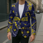Personalized North Queensland Cowboys Blazer Aboriginal Pattern with Graffiti Style Design