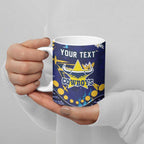 Personalized North Queensland Cowboys Ceramic Mug Aboriginal Pattern with Graffiti Style Design
