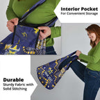 Personalized North Queensland Cowboys Grocery Bag Aboriginal Pattern with Graffiti Style Design
