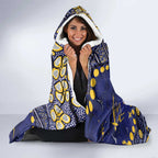 Personalized North Queensland Cowboys Hooded Blanket Aboriginal Pattern with Graffiti Style Design