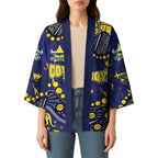 Personalized North Queensland Cowboys Kimono Aboriginal Pattern with Graffiti Style Design