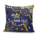 Personalized North Queensland Cowboys Pillow Cover Aboriginal Pattern with Graffiti Style Design