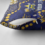 Personalized North Queensland Cowboys Pillow Cover Aboriginal Pattern with Graffiti Style Design