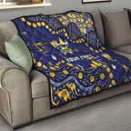 Personalized North Queensland Cowboys Quilt Aboriginal Pattern with Graffiti Style Design