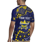 Personalized North Queensland Cowboys Rugby Jersey Aboriginal Pattern with Graffiti Style Design
