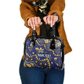 Personalized North Queensland Cowboys Shoulder Handbag Aboriginal Pattern with Graffiti Style Design