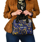 Personalized North Queensland Cowboys Shoulder Handbag Aboriginal Pattern with Graffiti Style Design