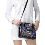 Personalized North Queensland Cowboys Shoulder Handbag Aboriginal Pattern with Graffiti Style Design