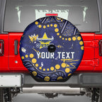 Personalized North Queensland Cowboys Spare Tire Cover Aboriginal Pattern with Graffiti Style Design