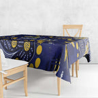 Personalized North Queensland Cowboys Tablecloth Aboriginal Pattern with Graffiti Style Design