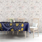 Personalized North Queensland Cowboys Tablecloth Aboriginal Pattern with Graffiti Style Design