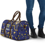 Personalized North Queensland Cowboys Travel Bag Aboriginal Pattern with Graffiti Style Design