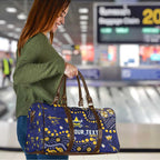 Personalized North Queensland Cowboys Travel Bag Aboriginal Pattern with Graffiti Style Design