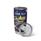 Personalized North Queensland Cowboys Tumbler Cup Aboriginal Pattern with Graffiti Style Design