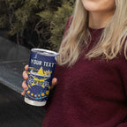 Personalized North Queensland Cowboys Tumbler Cup Aboriginal Pattern with Graffiti Style Design