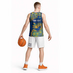 Personalized Parramatta Eels Basketball Jersey Aboriginal Pattern with Graffiti Style Design