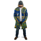 Personalized Parramatta Eels Cloak Aboriginal Pattern with Graffiti Style Design