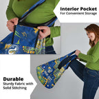 Personalized Parramatta Eels Grocery Bag Aboriginal Pattern with Graffiti Style Design